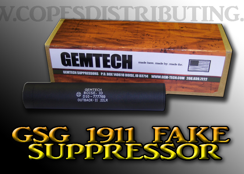 Gemtech 1/2-28 Threads 22LR Fake Suppressor